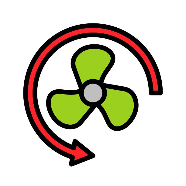 螺旋桨矢量插图，填充样式图标可编辑轮廓图片下载