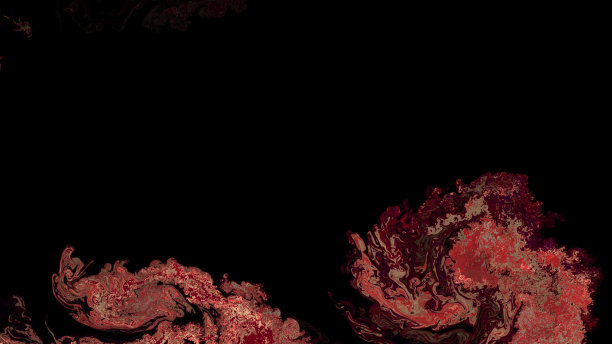 奇妙的结构多彩的混沌运动。图片下载