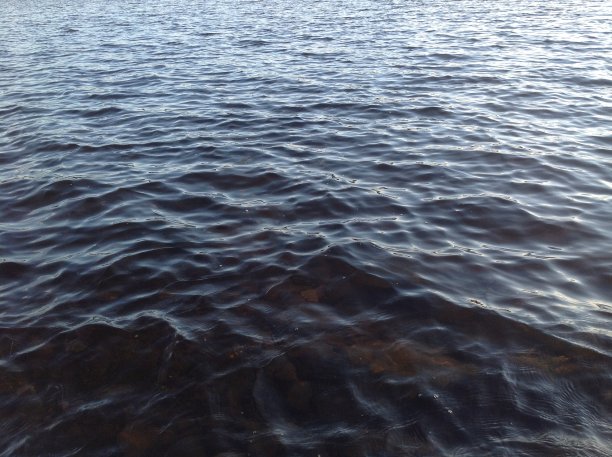 靛蓝色的风吹皱了休伦湖的波浪图片下载