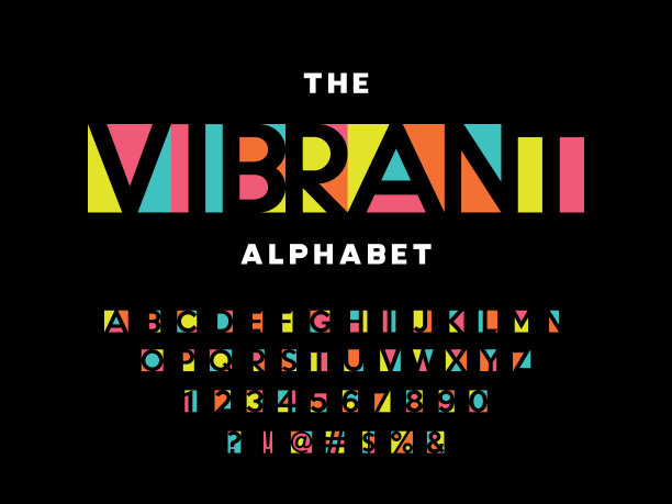 彩色字体图片下载