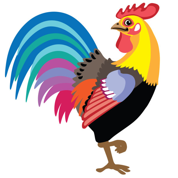 卡通公鸡图片下载