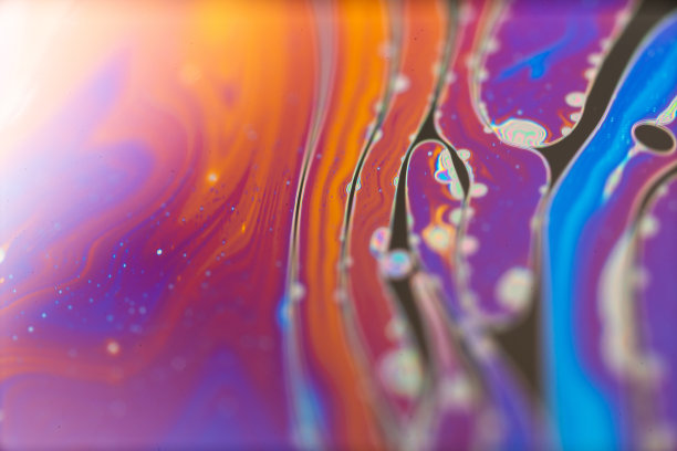 极微距镜头下的肥皂表面图片下载