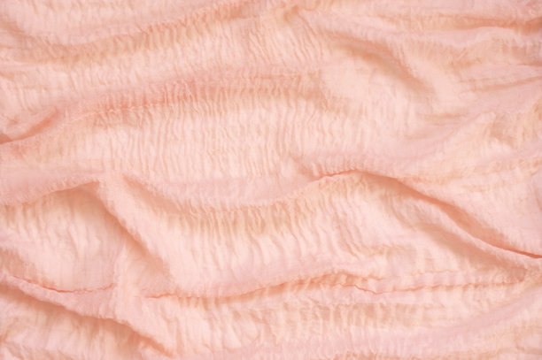 珊瑚色的巴里纱布料图片下载