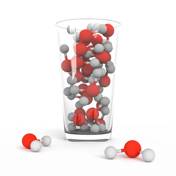 一杯水分子图片下载