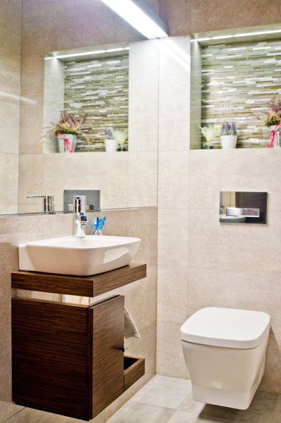 现代浴室内部图片下载