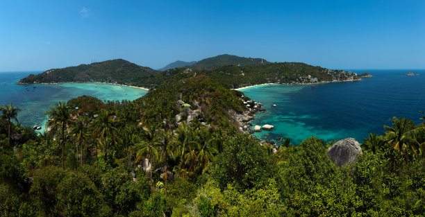 泰国湄南岛的最高视角-图片图片下载