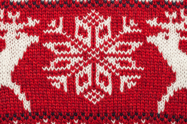 用麋鹿织布装饰图片下载