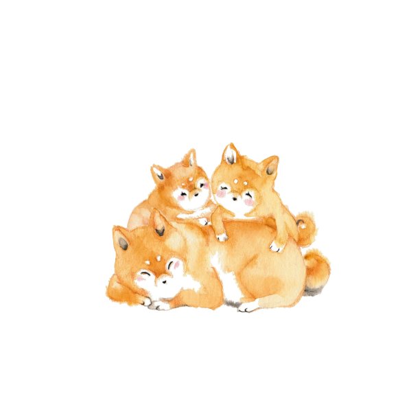 宠物狗的父母与孩子图片下载