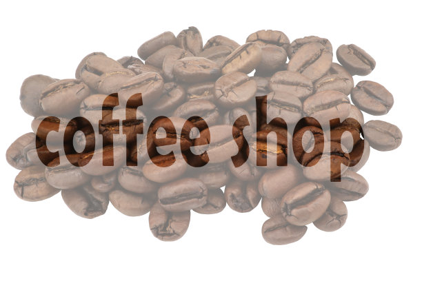 图像与高亮文本咖啡店图片下载