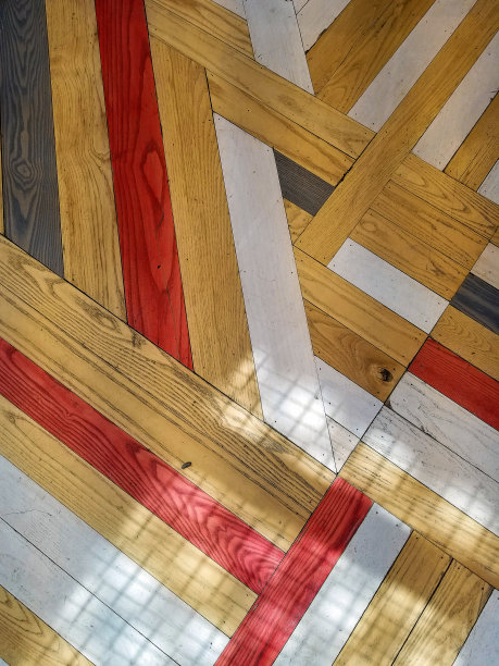 带有阴影的抽象木地板设计图片下载