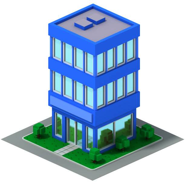 等距的房子图片下载