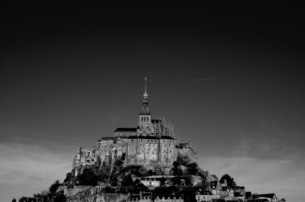 美丽的圣米歇尔山，诺曼底，法国图片下载