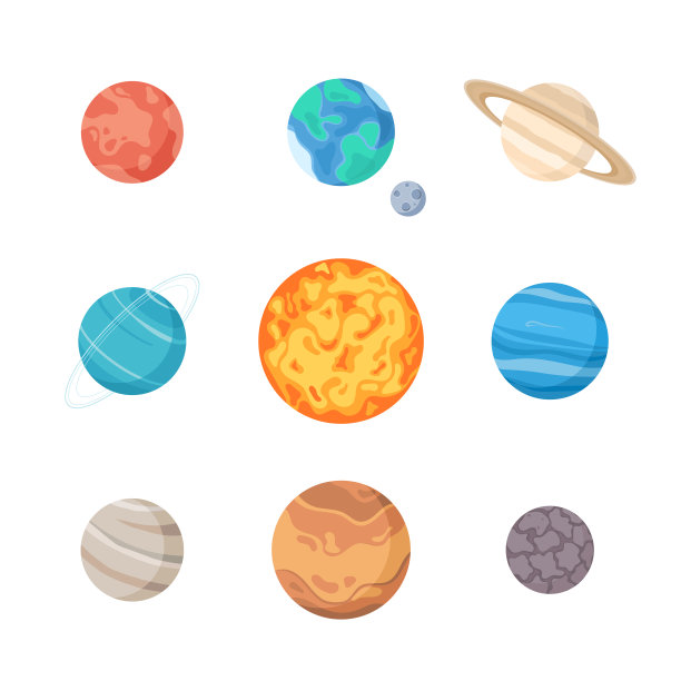 行星的集合素材图片