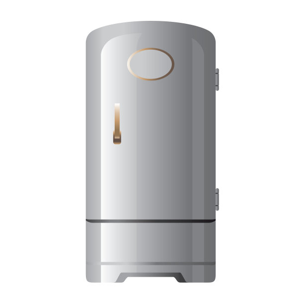 冰箱。矢量平面插图图片下载