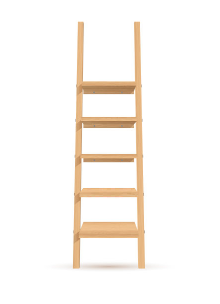 木制Ladder-Shelves图片下载