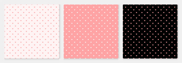 图案无缝心抽象背景粉色豪华色彩几何矢量。图片下载