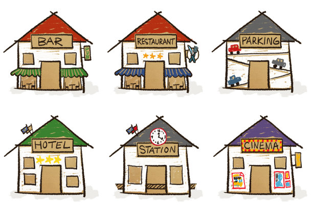 六套手绘房子- 5套图片下载