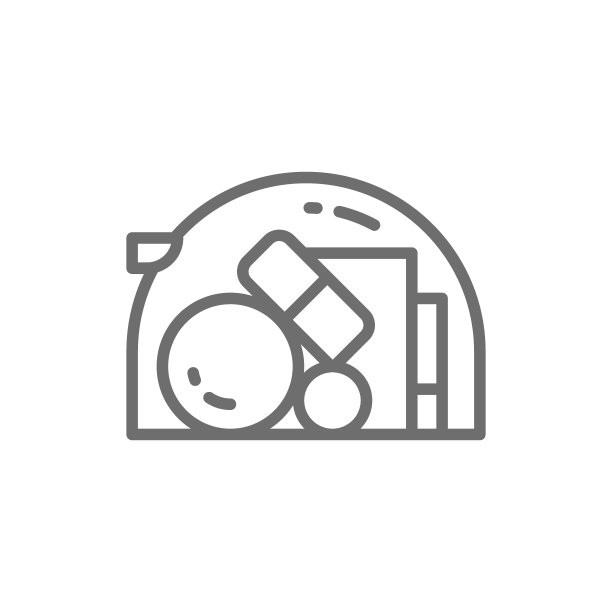 透明化妆袋，一套罐和管的身体护理线图标。图片下载