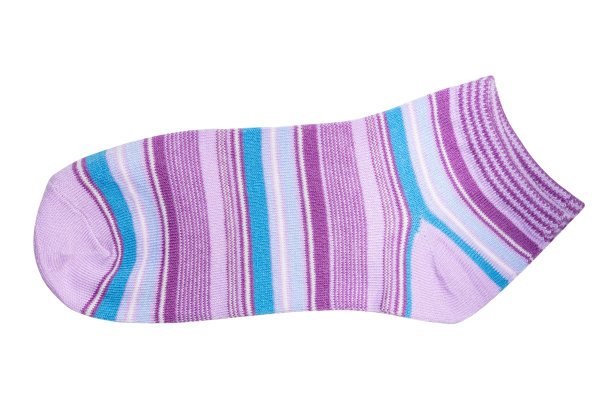 女人的袜子孤立在白色背景上图片下载