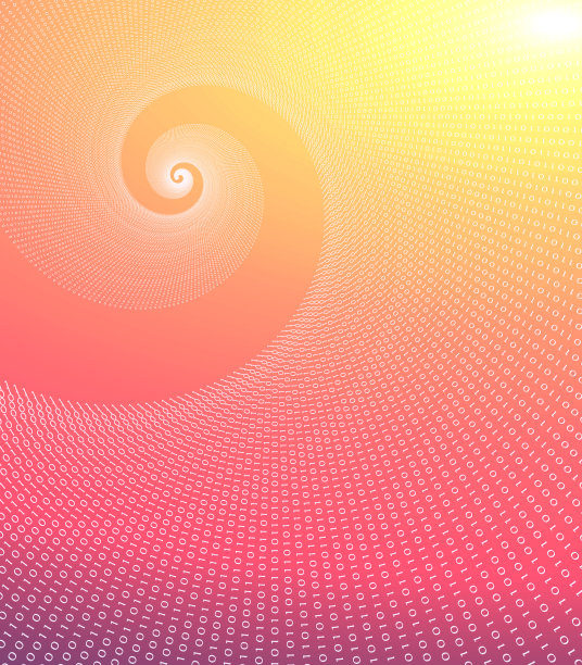 数码编码 0 1 二进制空间点阵图片下载