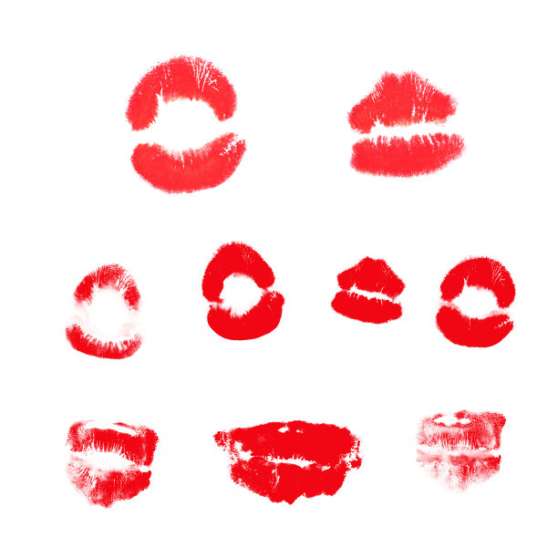 嘴唇·吻痕材料图片下载