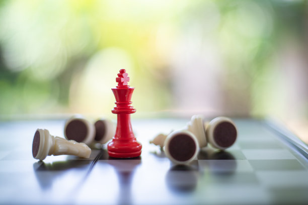 象棋具有自然的背景，象棋的概念图片下载