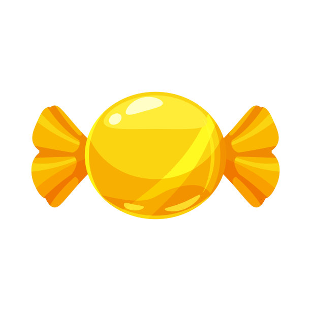 糖果色彩斑斓的甜。糖果用鲜艳的颜色包装包装。糖，甜食，甜点，焦糖，巧克力。矢量插图，孤立，卡通风格，图标图片下载