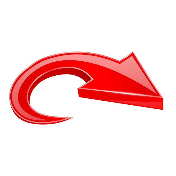 红色闪亮箭头图片下载