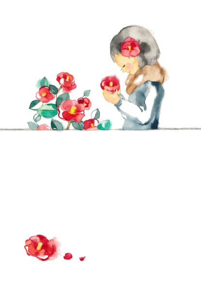 红色的山茶花图片下载