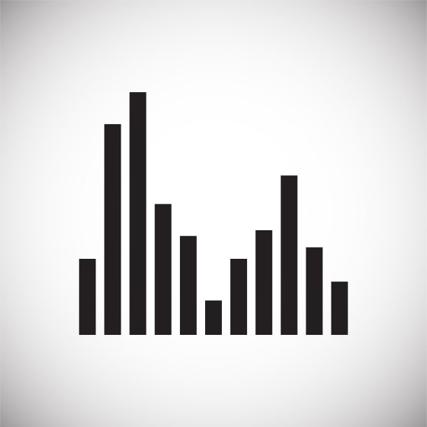 平面和网页设计的白色背景均衡器图标，现代简单的矢量符号。网络的概念。时髦的符号为网站设计网页按钮或移动应用程序。图片下载