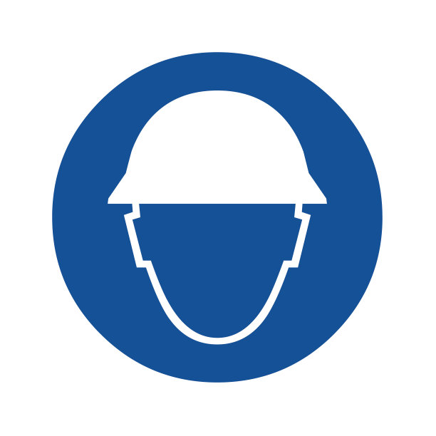 安全标志头保护图片下载