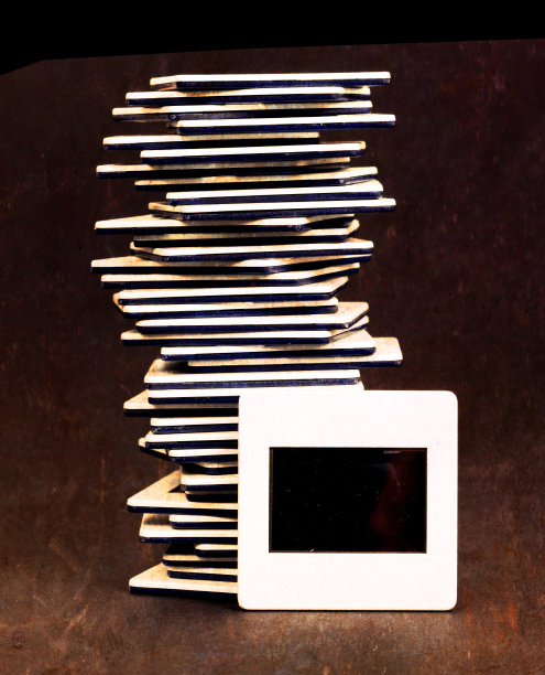 老式空白幻灯片相框图片下载