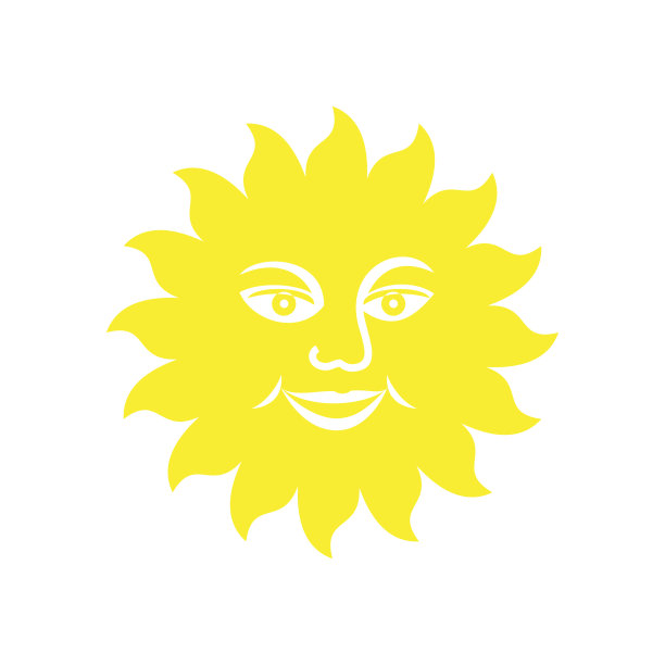 太阳图标在白色背景的图形和网页设计，现代简单的矢量标志。网络的概念。时髦的符号为网站设计网页按钮或移动应用程序。图片下载