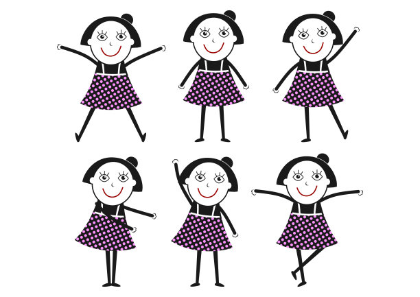 小女孩。图片下载