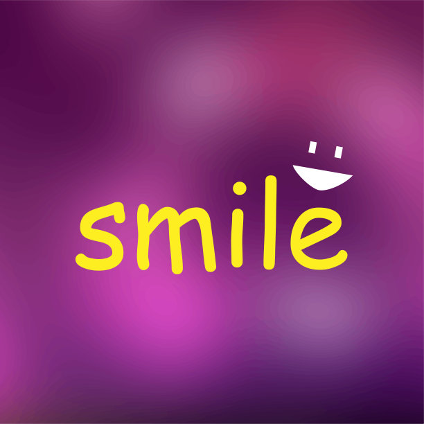 微笑。生活引用与现代背景向量图片下载