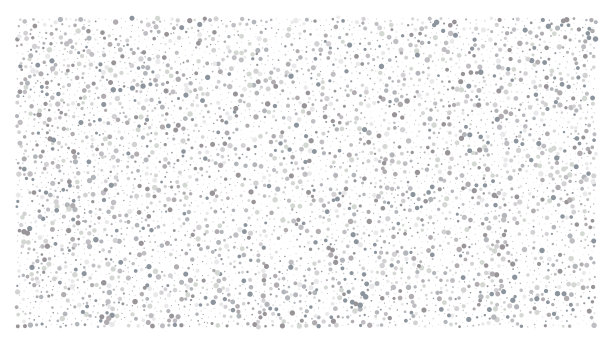 白色背景上的银色圆点小五彩纸屑图片下载