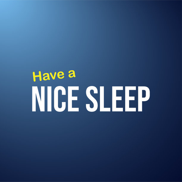 睡个好觉。生活引用与现代背景向量图片下载