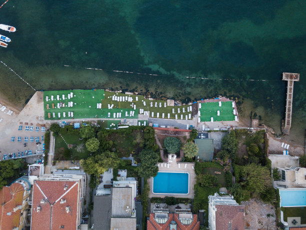 鸟瞰图Burgazada图片下载