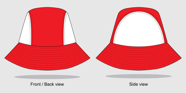 水桶帽设计矢量图片下载