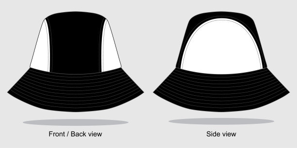 水桶帽设计矢量图片下载