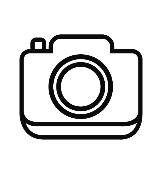照片相机图标矢量插图线性孤立在白色图片下载
