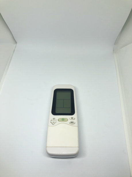 空调远程系统隔离在白色背景上图片下载