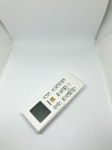 空调远程系统隔离在白色背景上图片下载