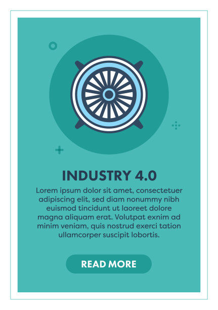 引擎技术行业网页横幅插图与图标。图片下载