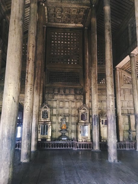 缅甸曼德勒市Shwenandaw修道院图片下载