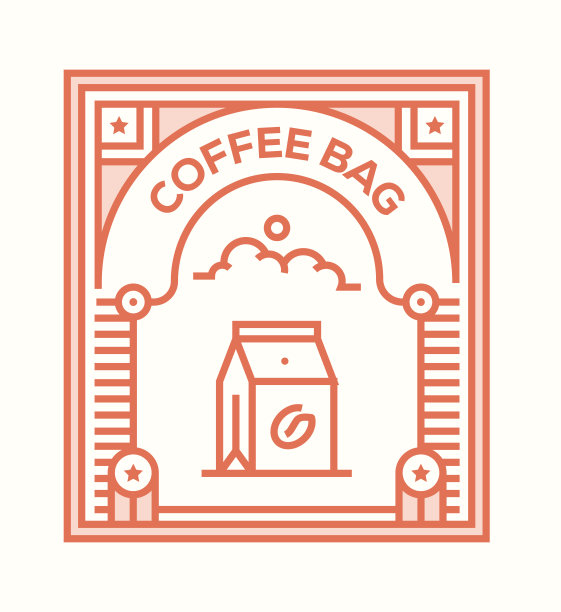 咖啡袋图标概念图片下载