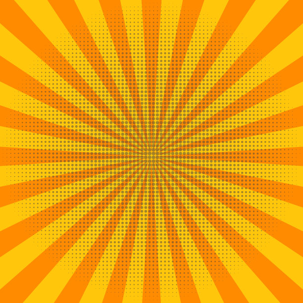 抽象的浅黄色太阳光线背景。向量。图片下载