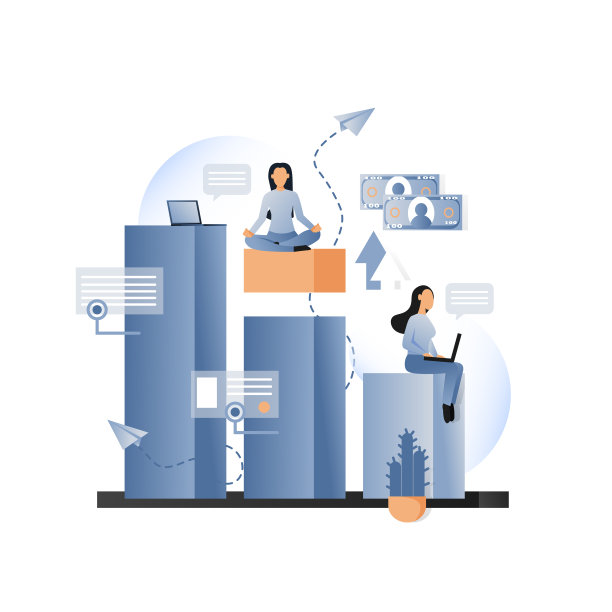 商业隐喻向量概念为网络横幅，网站页面图片下载