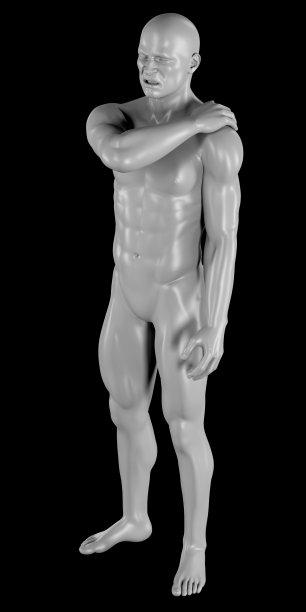 肩膀疼的人图片下载