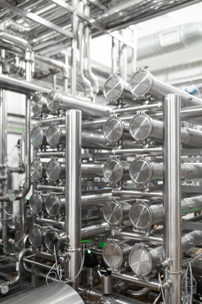 干酪制作设备近景硬干酪生产背景图片下载